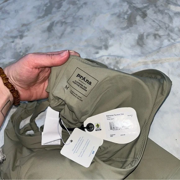 NWT Prana Mallorca Tankini Top Sweet Agave - Picture 2 of 3